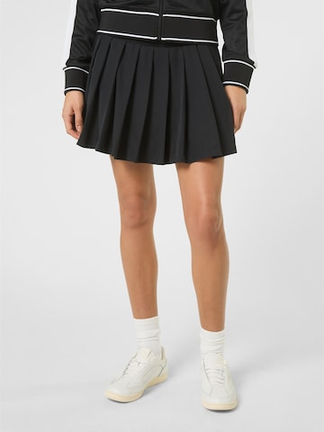 Jupe 'FERRAGLIA pleated tennis skirt' FILA en noir : devant