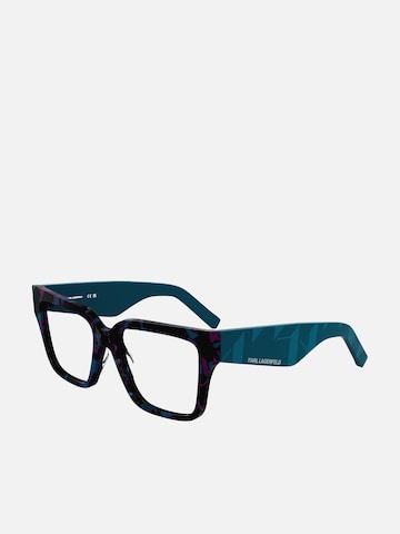 Karl Lagerfeld Sonnenbrille in Blau: Vorderseite