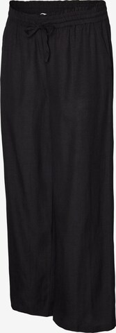 MAMALICIOUS Loose fit Trousers 'Petra' in Black: front
