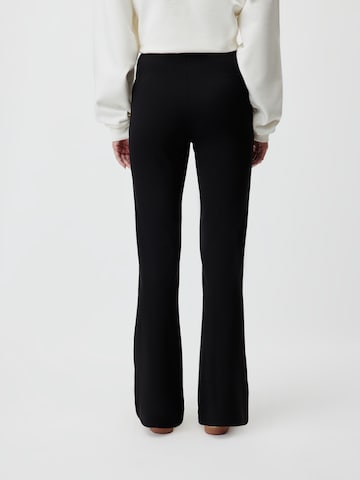 évasé Pantalon 'Enie' LeGer by Lena Gercke en noir