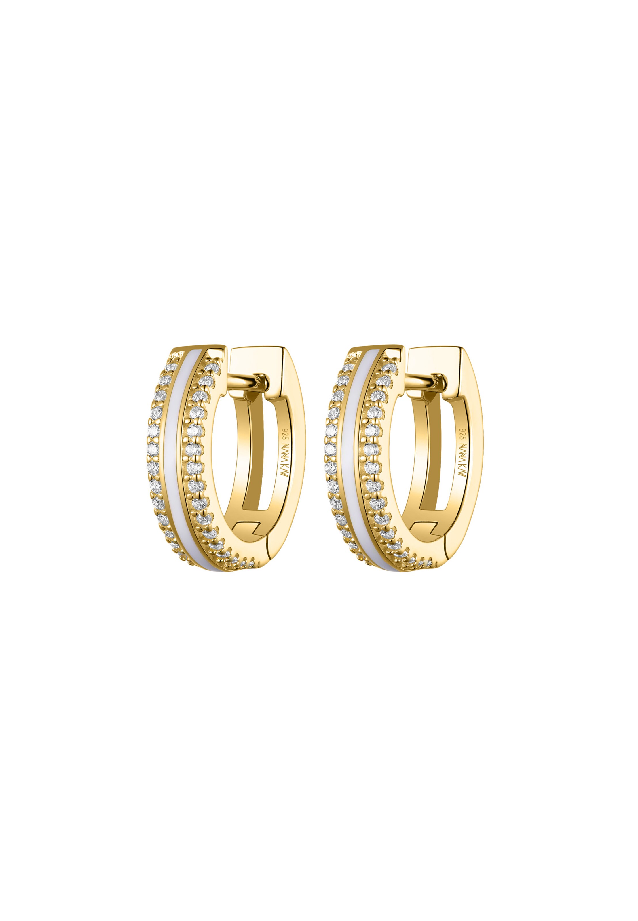 Nana Kay Earrings 'Glamour Girl' in Yellow: front