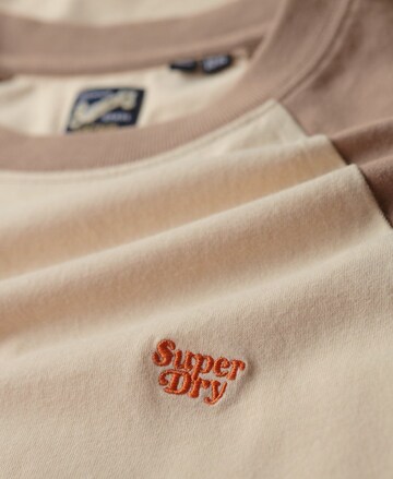 T-shirt 'Essential' Superdry en beige