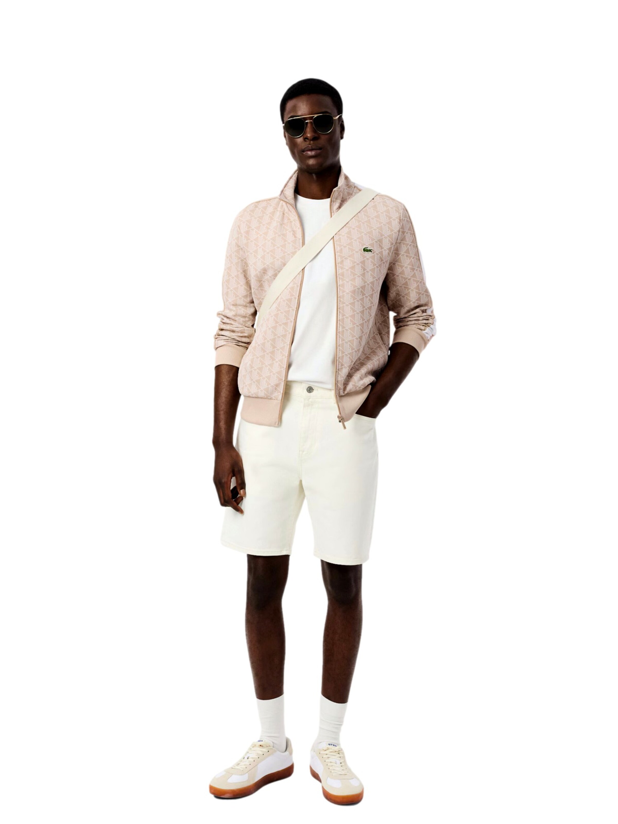 LACOSTE Sweatvest in Beige