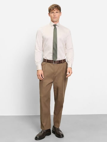 OLYMP Slim fit Button Up Shirt 'Level 5' in White