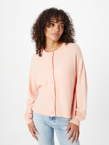 Cardigan 'DAMSVILLE' AMERICAN VINTAGE en rose : devant