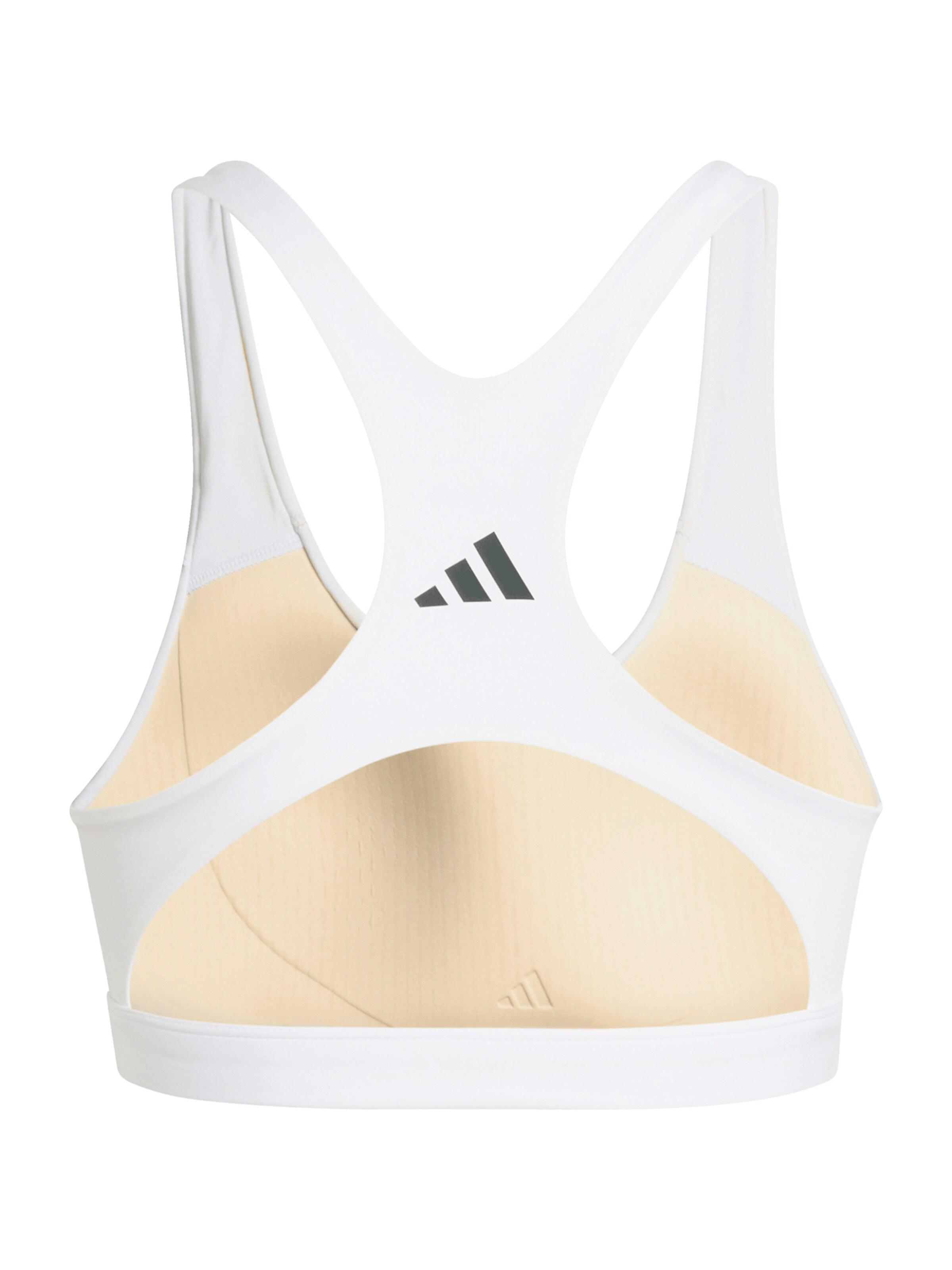 ADIDAS PERFORMANCE Športni top 'OPT ESS HS' | bela barva
