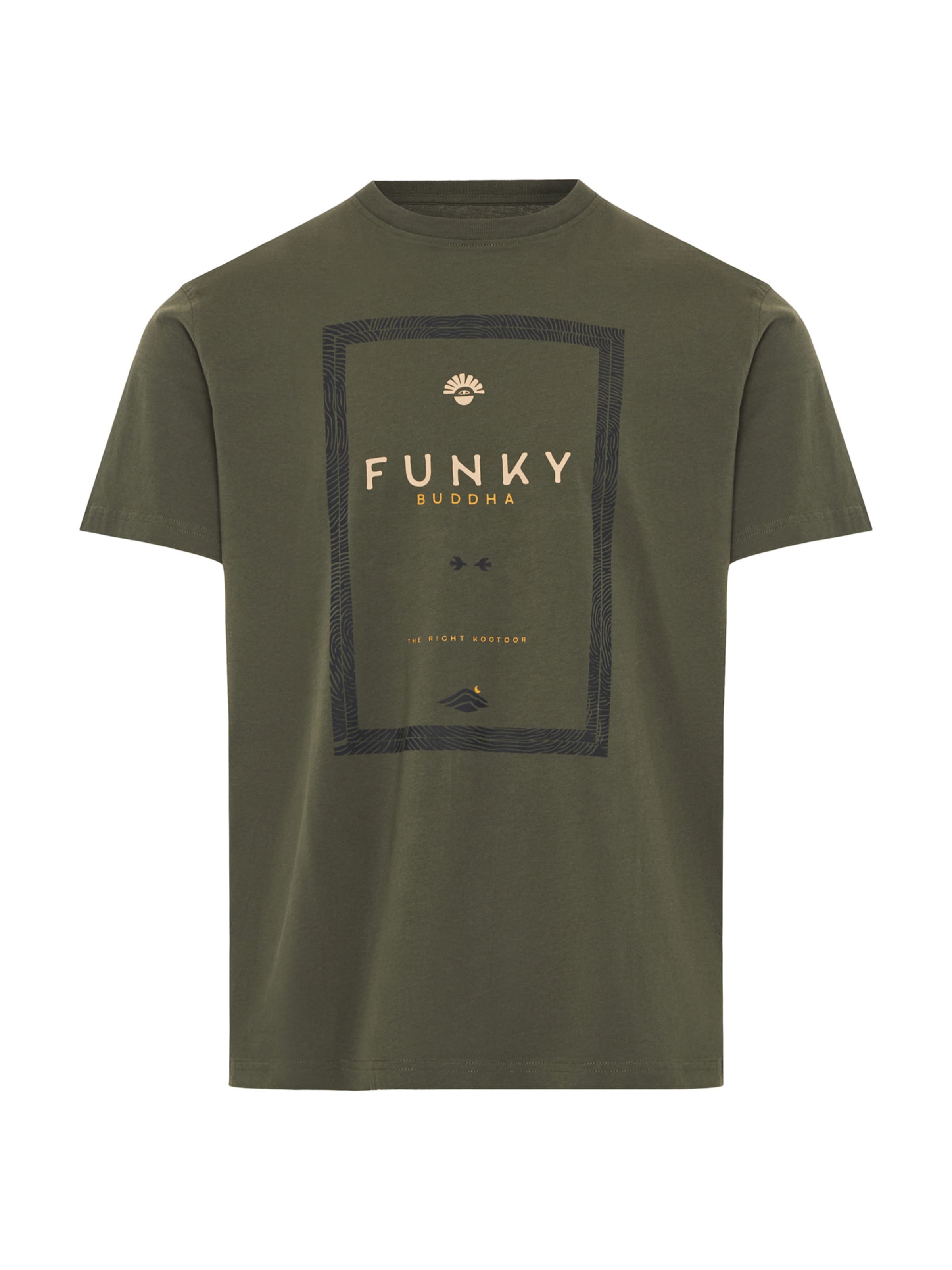 Funky Buddha Shirt in Groen: voorkant
