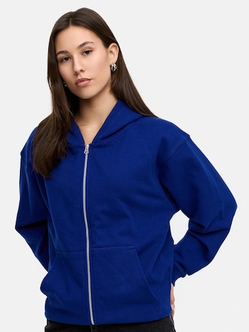 Daily Cotton Sweatjacke 'DCLUGO' in Blau: Vorderseite