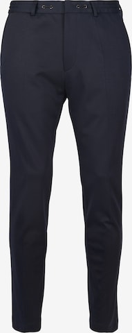 ROY ROBSON Slim fit Pleated Pants in Blue: front