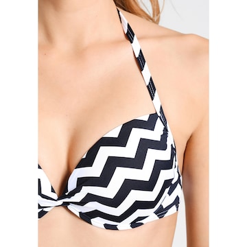 LASCANA Push-up Góra bikini w kolorze czarny