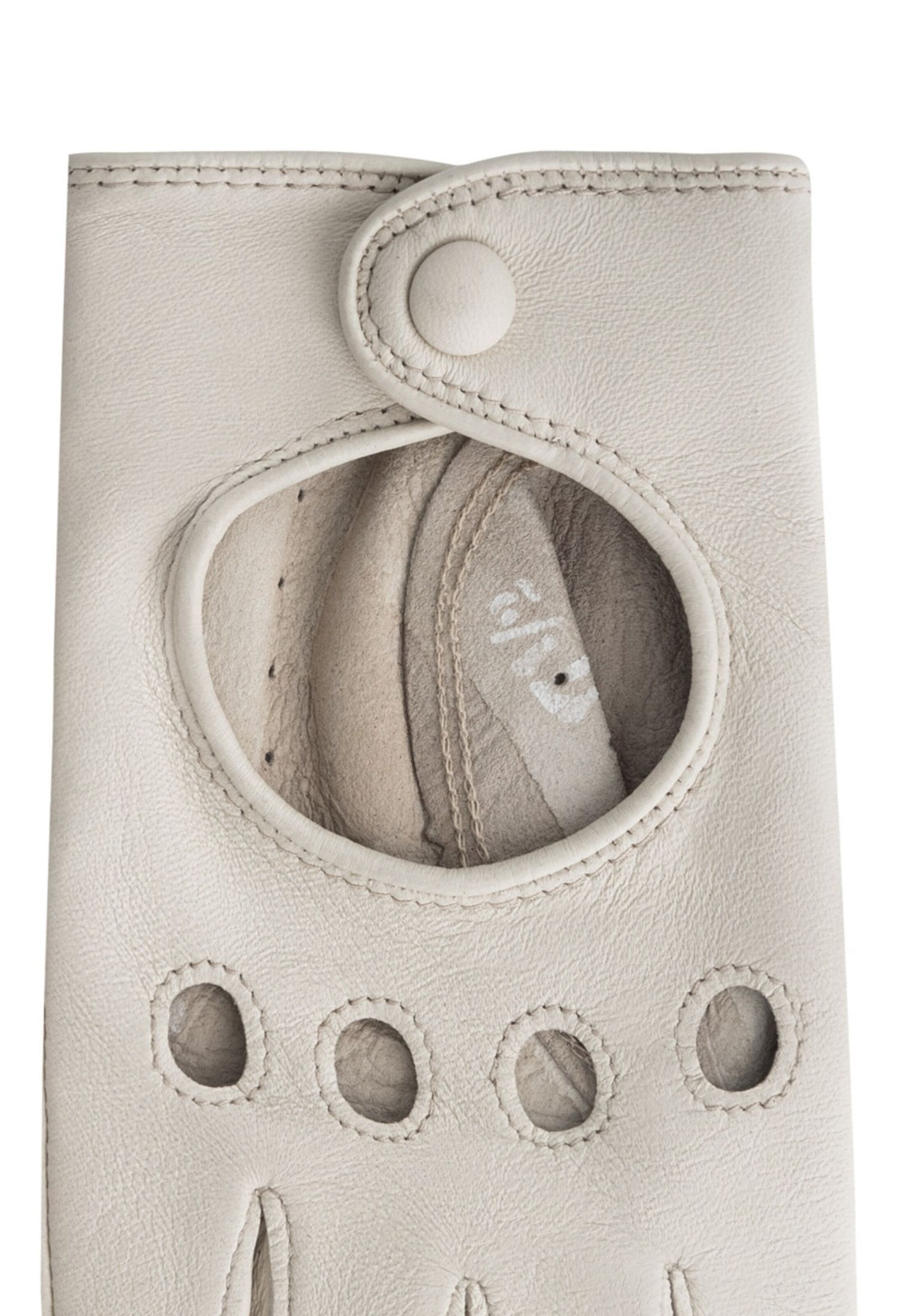 Roeckl Lederhandschuhe 'FLORENZ AUTOFAHRER' in Beige