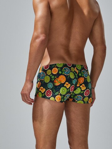 SEOBEAN Boxer shorts 'Tropical' in Black