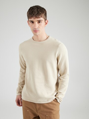 Only & Sons Sweater 'ONSFELIX' in Beige: front