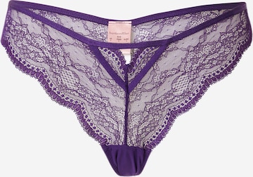 Hunkemöller - Tanga 'Isabelle' em roxo: frente