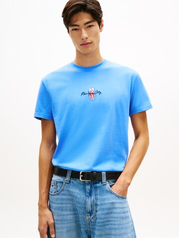 Tommy Jeans T-Shirt in Blau: Vorderseite