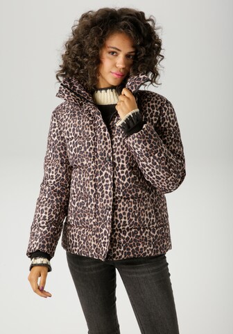 Aniston CASUAL Between-Season Jacket in Brown: front