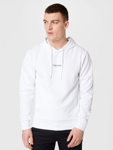 Calvin Klein Regular Sweatshirt in White: front