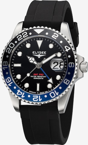 ELYSEE Analog Watch in Black: front