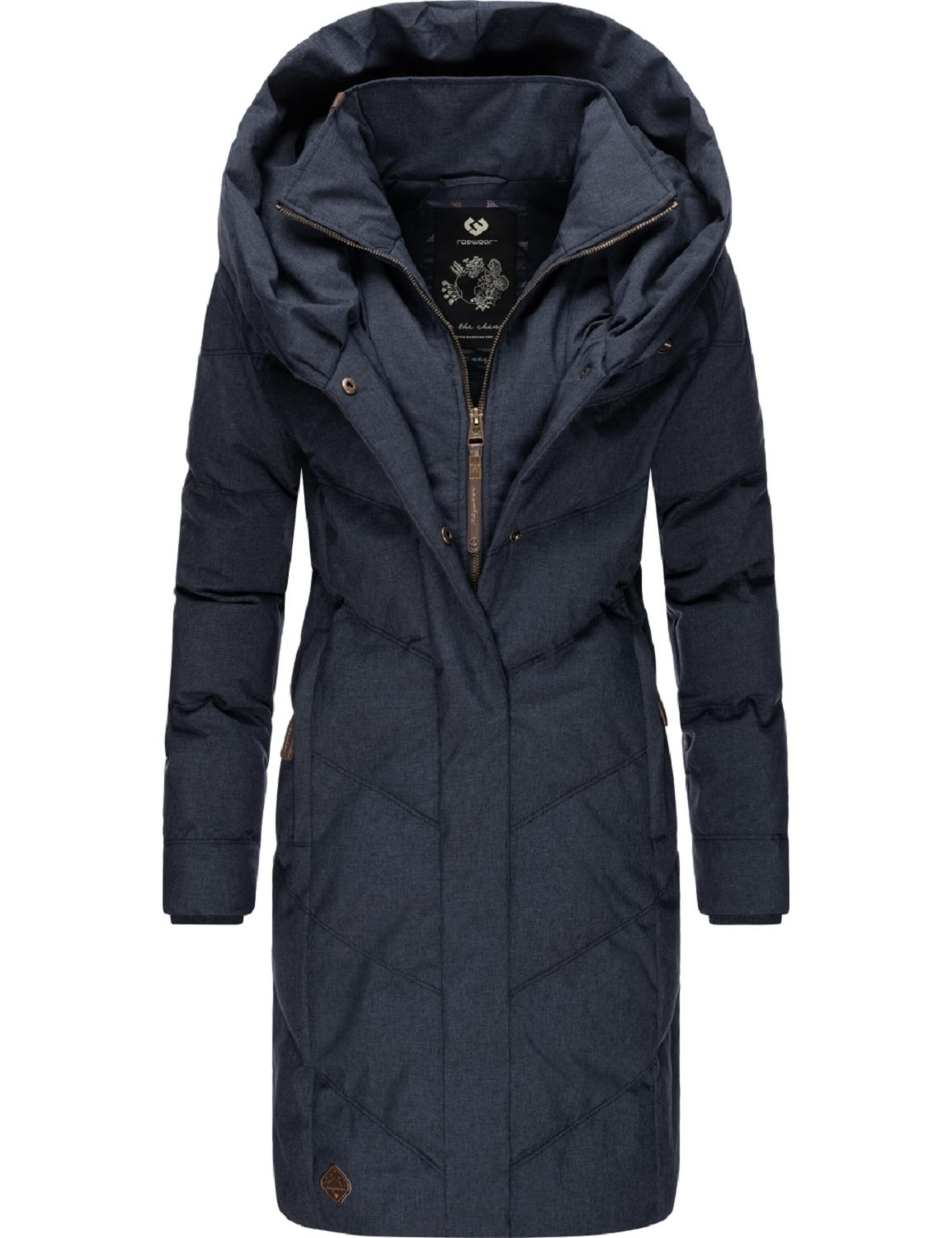 Ragwear Wintermantel 'Natalka II Intl.' in Blau