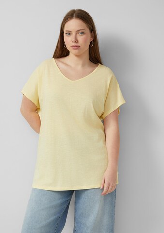 QS T-Shirt in Gelb