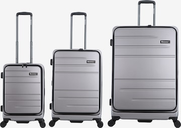 Discovery Suitcase Set 'Patrol' in Silver: front