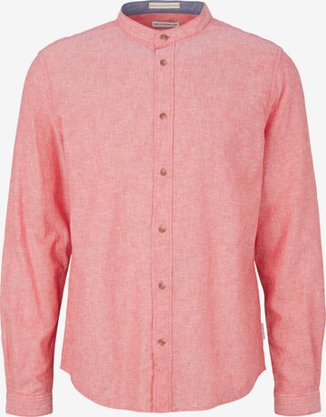 TOM TAILOR - Regular Fit Camisa em rosa: frente