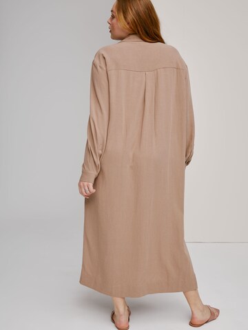 A LOT LESS Shirt Dress 'Valeria' in Brown