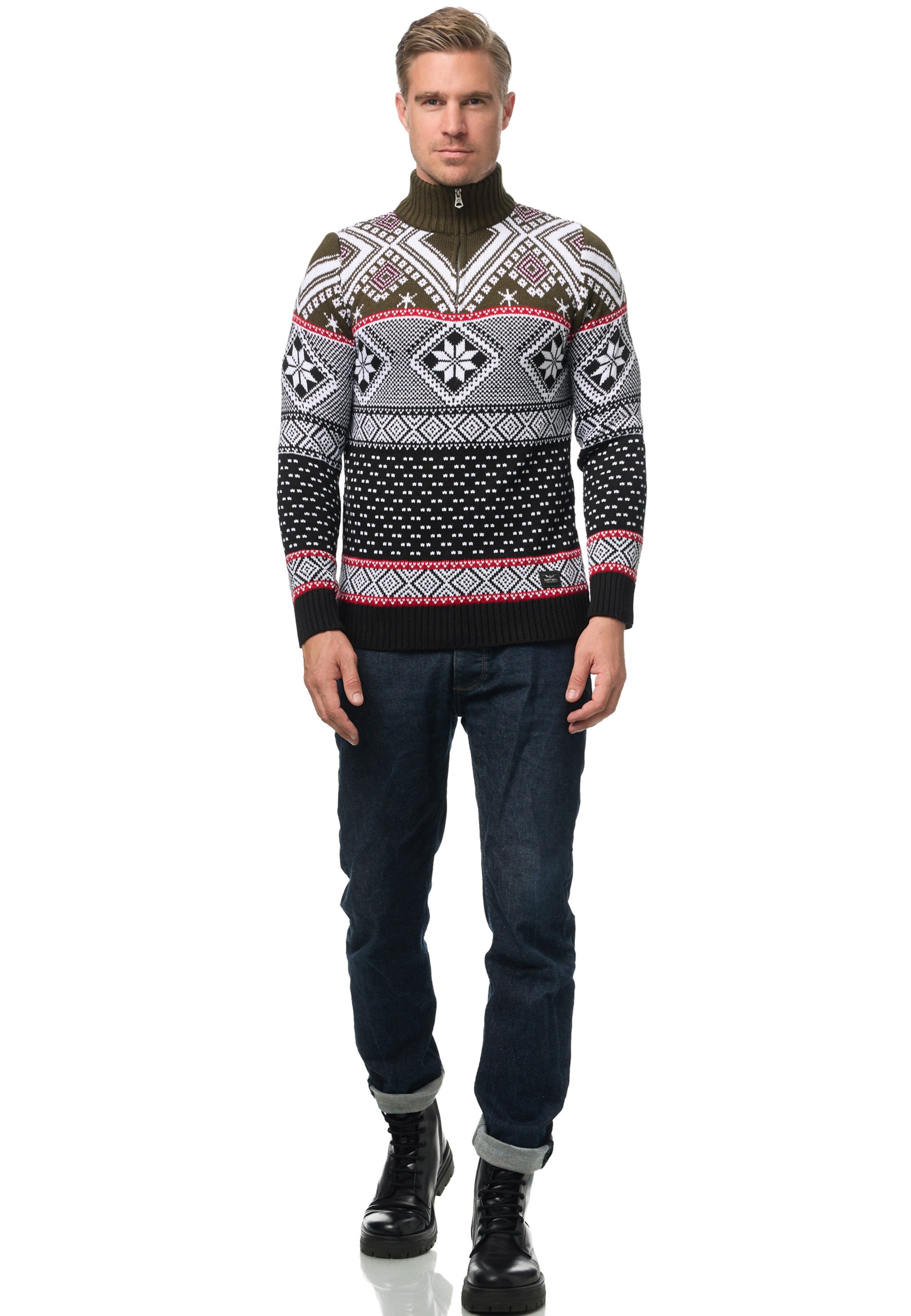 Rusty Neal Pullover in Schwarz