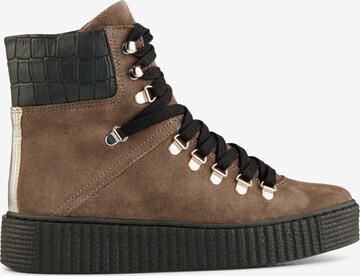 Shoe The Bear Lace-Up Ankle Boots ' STB-AGDA S ' in Brown