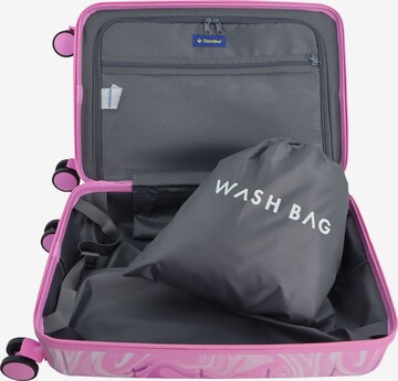 Saxoline Suitcase 'Splash' in Pink