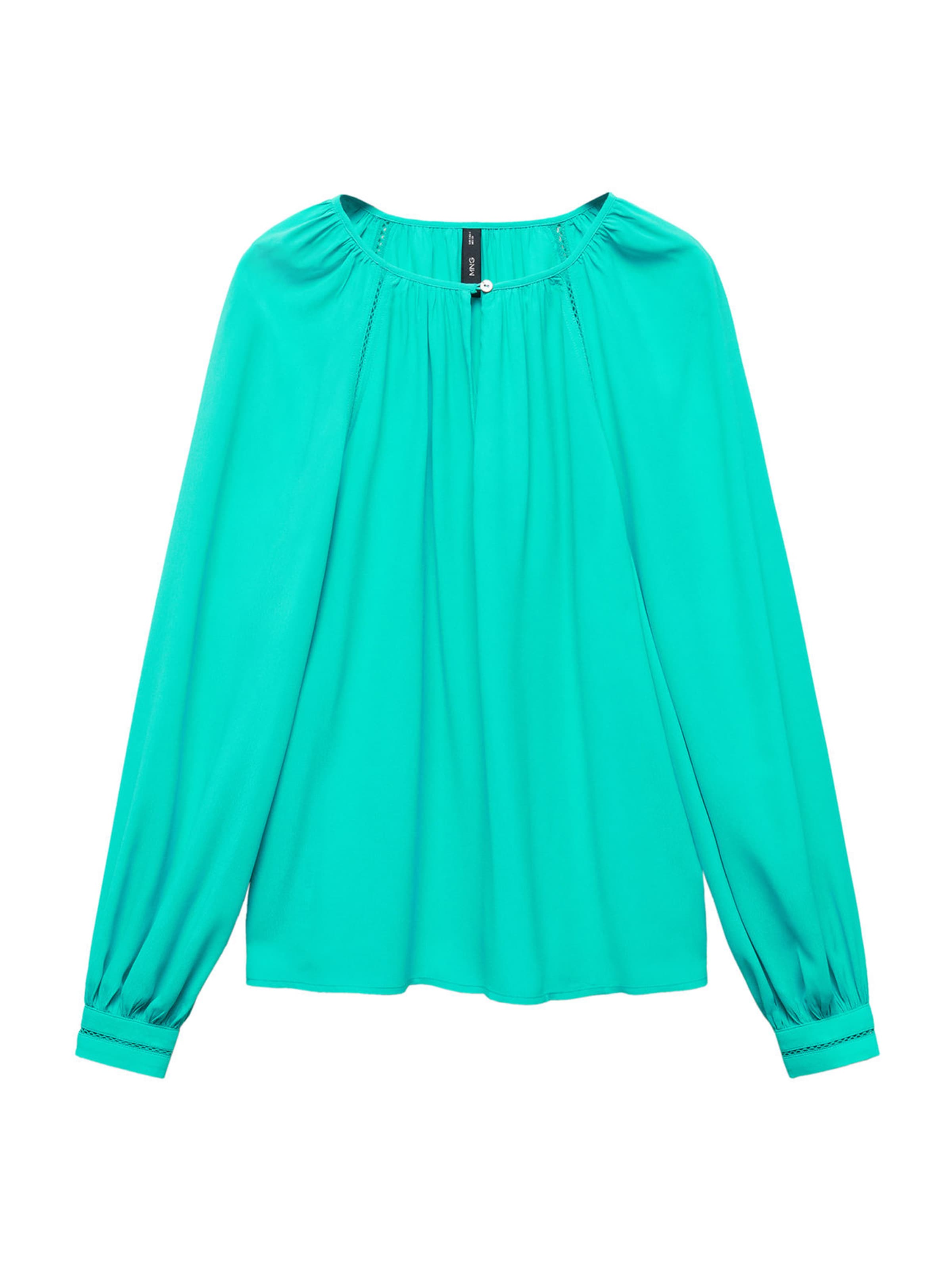 MANGO Blouse in Blue: front