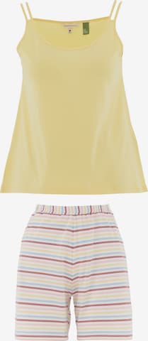 Organication Shorty in Gelb: Vorderseite