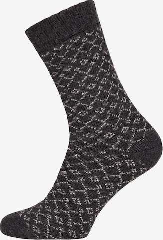 HomeOfSocks Socks 'HOS451' in Grey: front