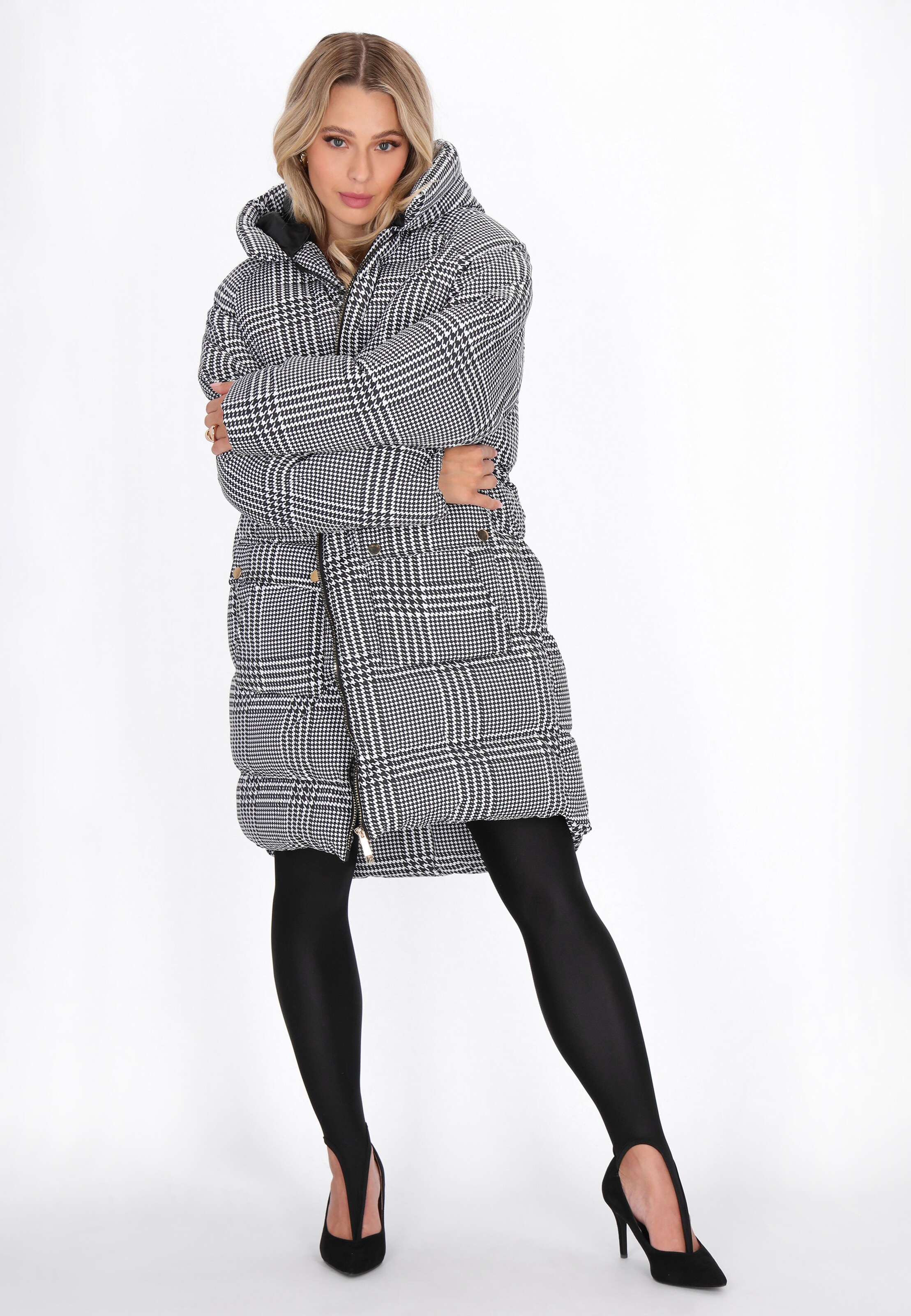 faina Демисезонное пальто в Черный