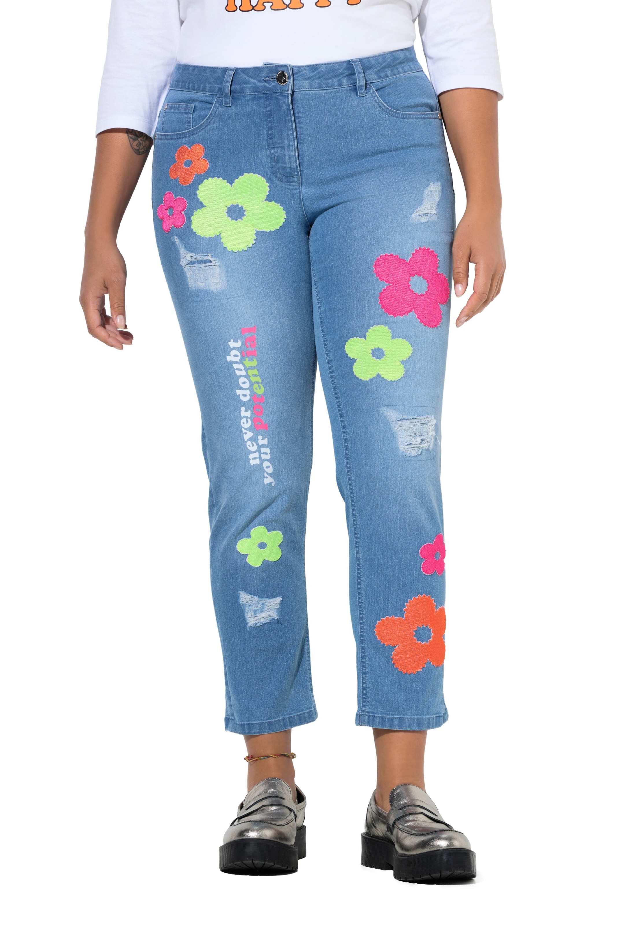 Angel of Style Regular Jeans in Blau: Vorderseite