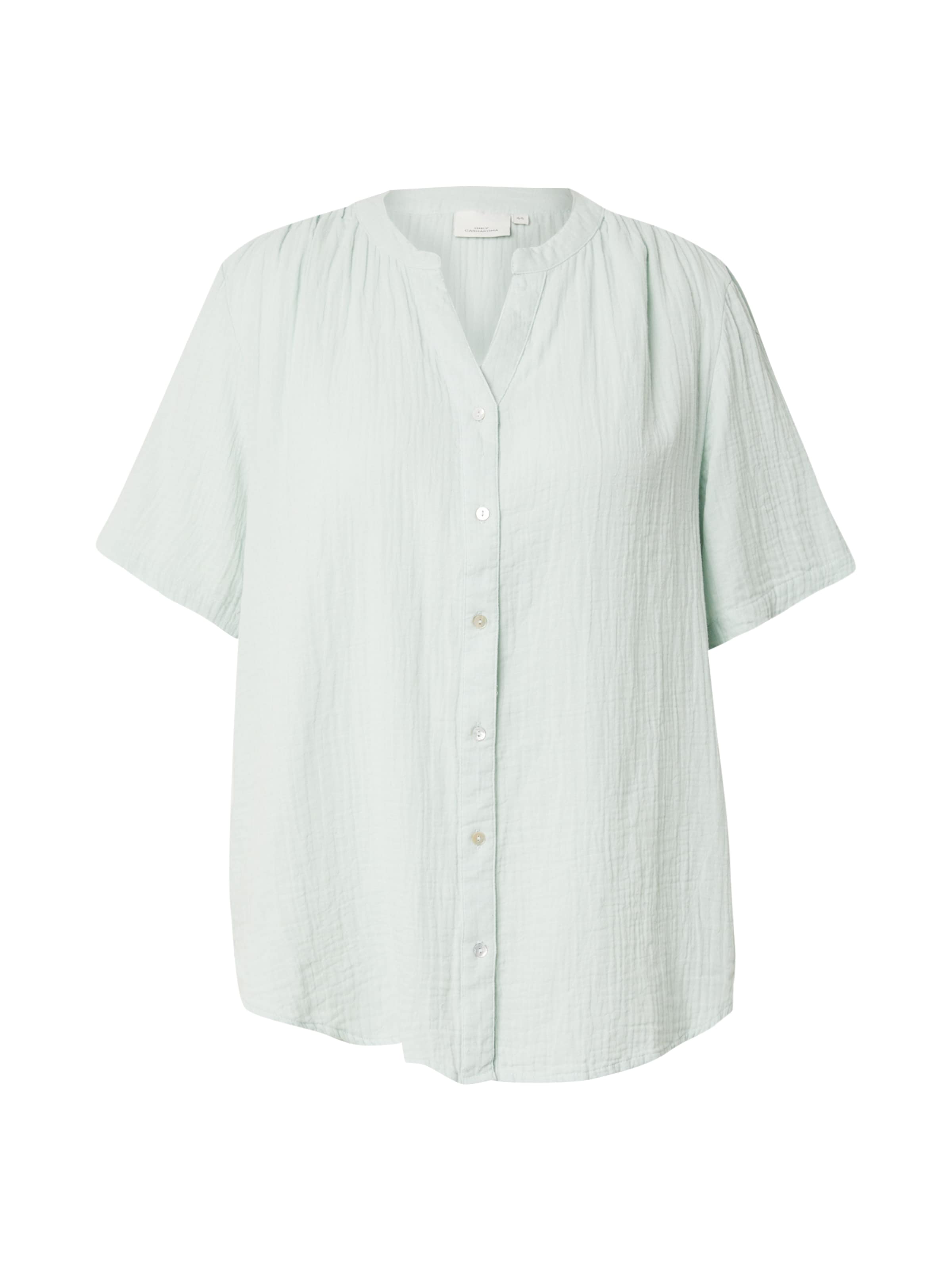 Camicia da donna 'CARThyra' di ONLY Carmakoma in verde: frontale