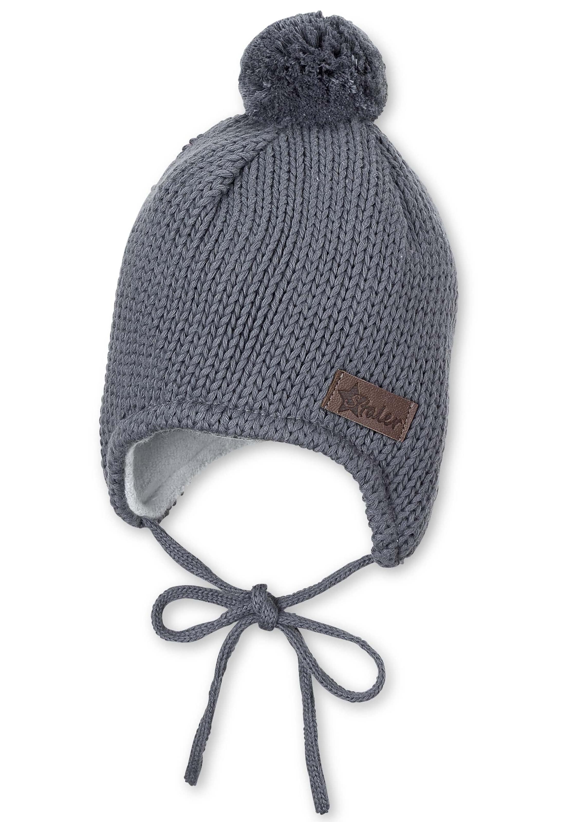 STERNTALER Beanie in Grey: front
