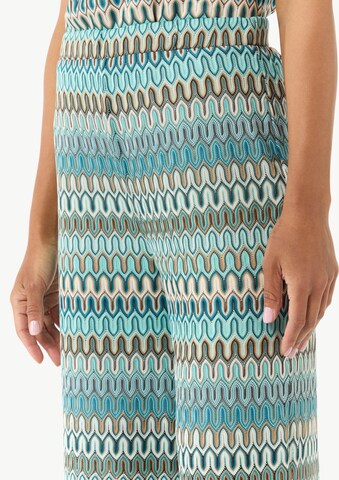 COMMA Wide Leg Hose in Blau