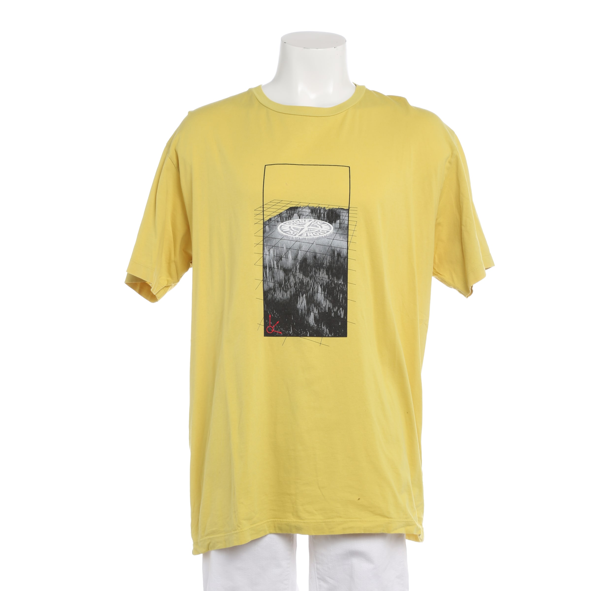 Stone Island Shirt in XXL in Yellow: front