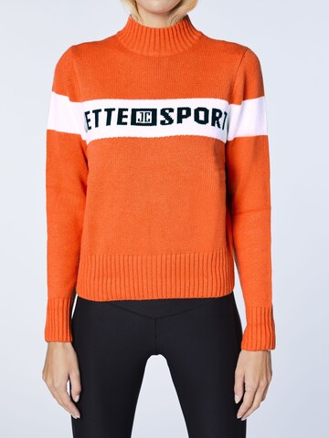 Jette Sport Sweater in Orange
