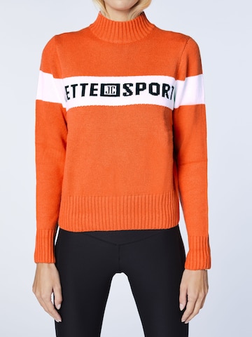 Jette Sport Pullover in Orange
