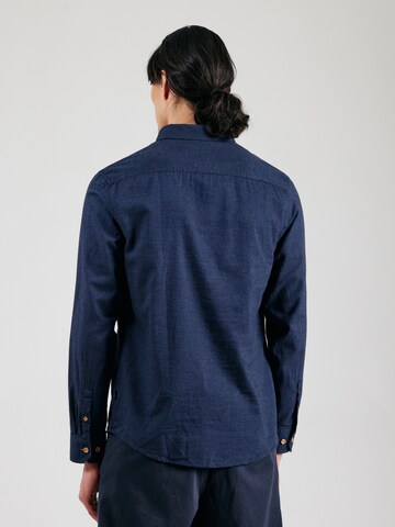 Kronstadt Regular fit Overhemd 'Johan Diego' in Blauw