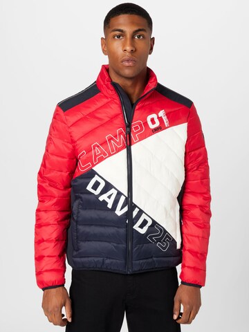 CAMP DAVID Winter Jacket in Red: front