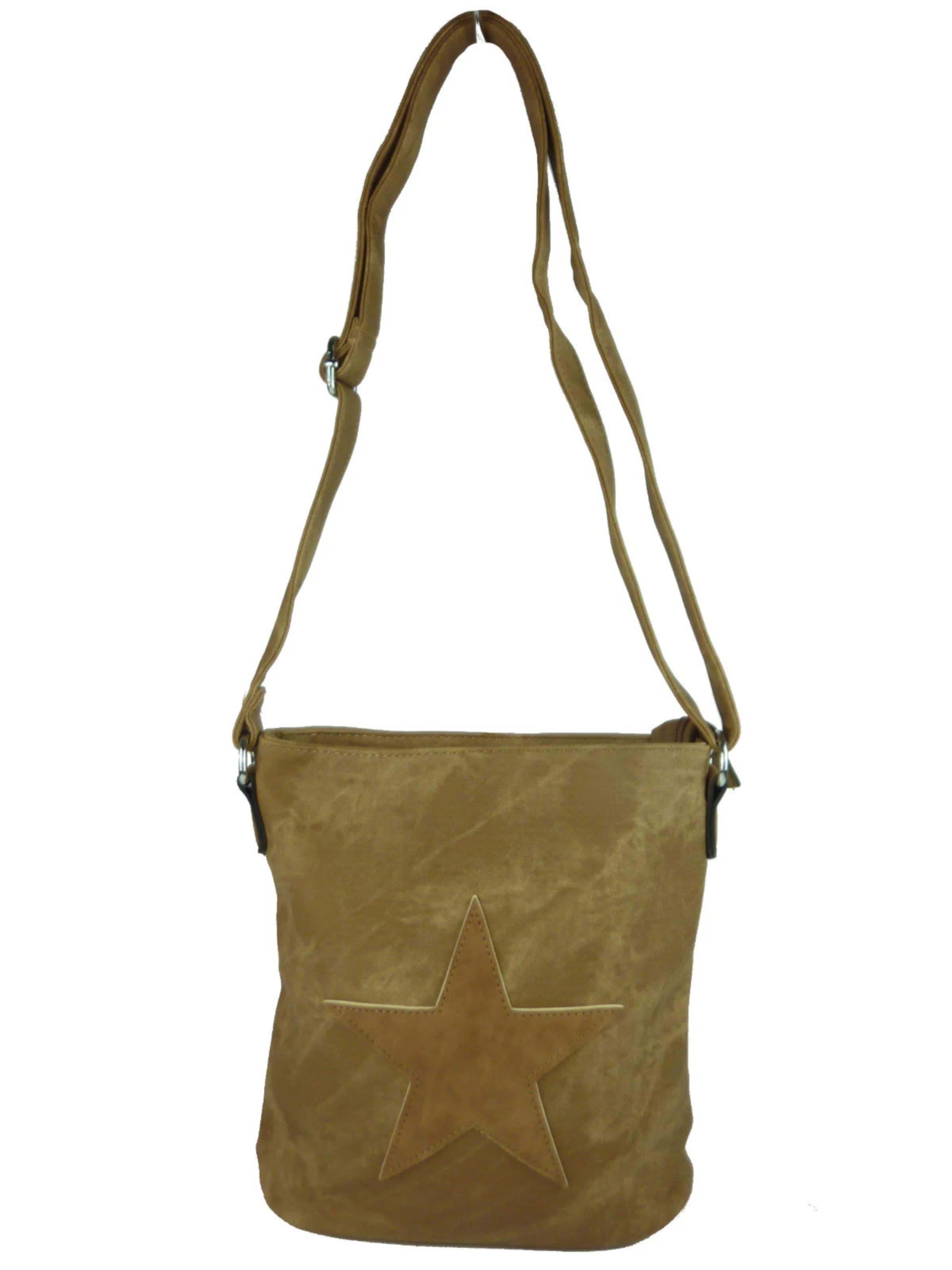 Kumixi Umhängetasche 'Stern' in Orange: Vorderseite