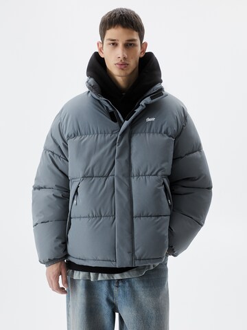 Pull&Bear Between-season jacket in Grey: front