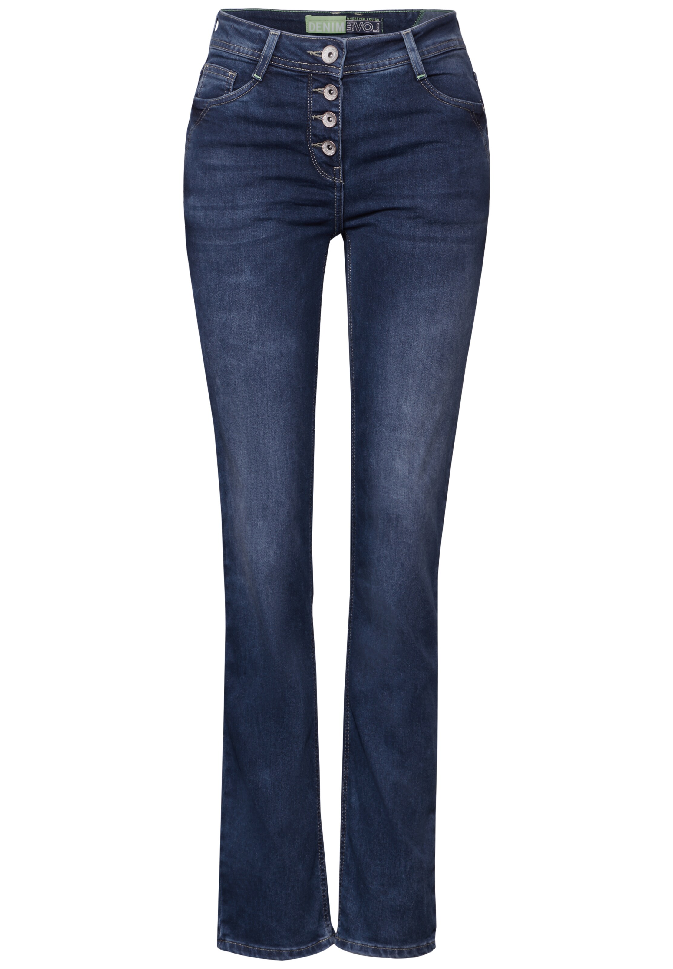 CECIL Regular Jeans in Blue: front