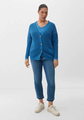 TRIANGLE Strickjacke in Blau