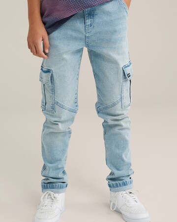 Regular Jean WE Fashion en bleu : devant