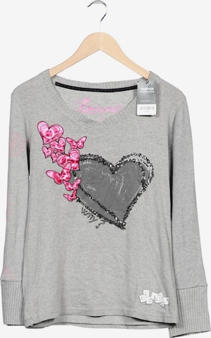 Desigual Pullover XL in Grau: Vorderseite