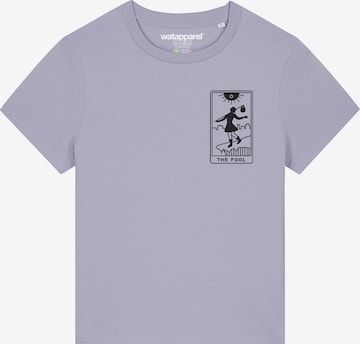 Maglietta 'Tarot The Fool' di Watapparel in lilla: frontale